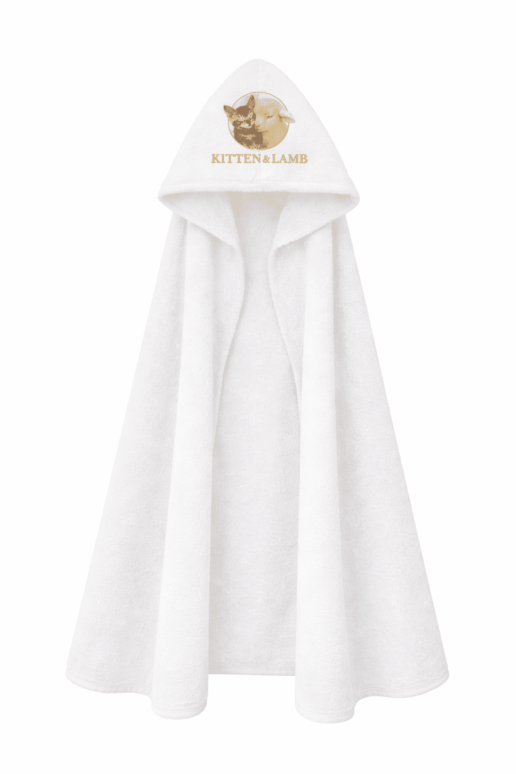 Hooded Towel - Kitten & Lamb